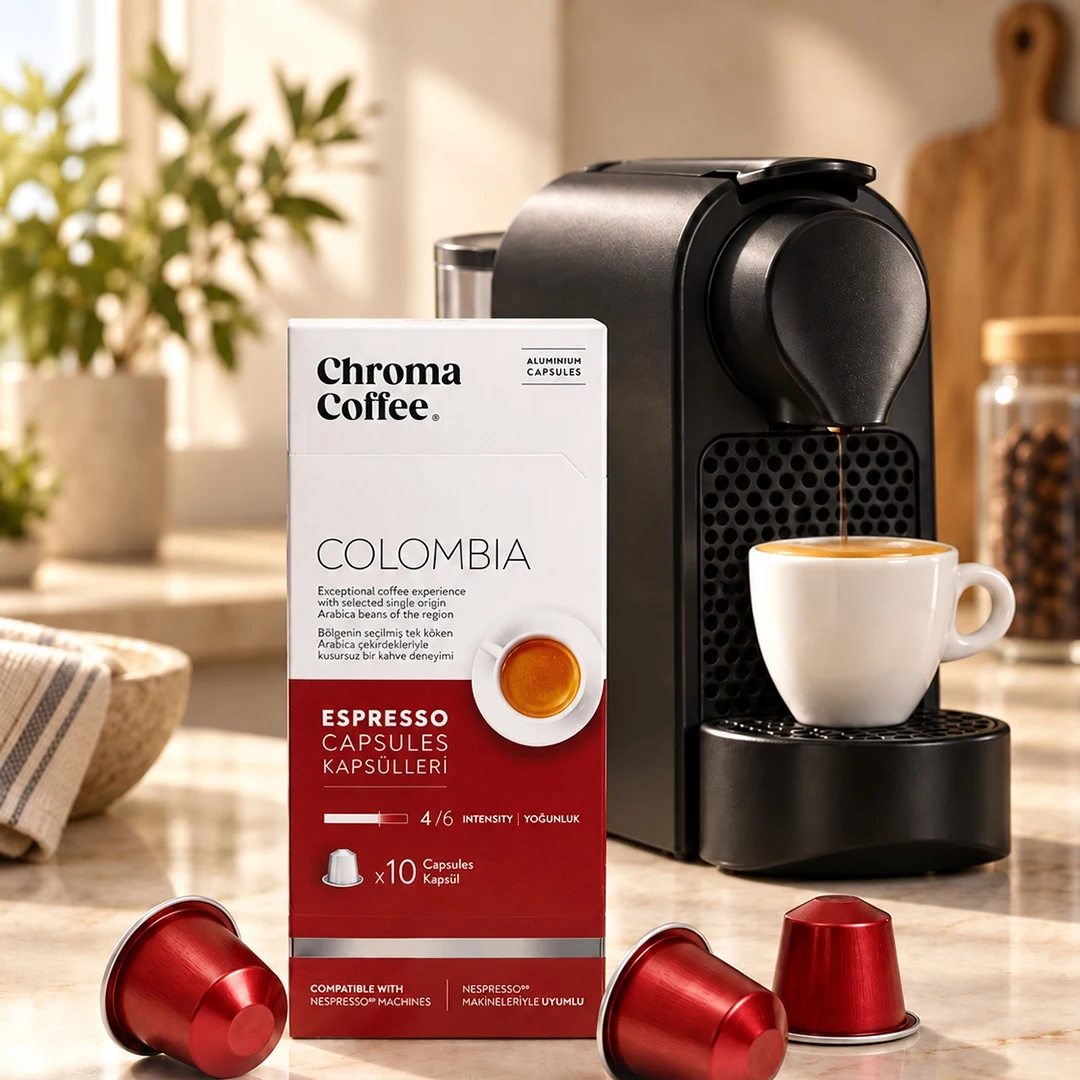 Chroma Coffee Colombia kapsülleri